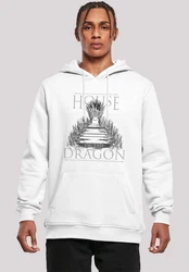 F4NT4STIC Kapuzenpullover House Of The Dragon Throne Weiß/Grau/Rot/Hellgrün/Hellgrau/Lila