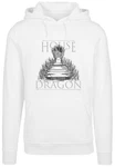 F4NT4STIC Kapuzenpullover House Of The Dragon Throne Weiß/Grau/Rot/Hellgrün/Hellgrau/Lila
