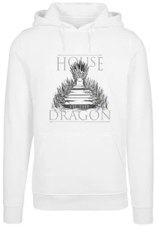 F4NT4STIC Kapuzenpullover House Of The Dragon Throne Weiß/Grau/Rot/Hellgrün/Hellgrau/Lila