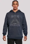 F4NT4STIC Kapuzenpullover House Of The Dragon Throne Dunkelblau/Grau