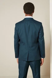 Next Baukastensakko Slim Fit Anzugsakko Türkis/Hellblau/Blau/Dunkelblau