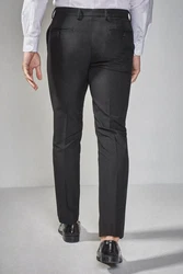 Next Smokinghose mit kontrastierendem GalonSkinny Fit Dunkelgrau/Grau