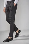 Next Smokinghose mit kontrastierendem GalonSkinny Fit Dunkelgrau/Grau
