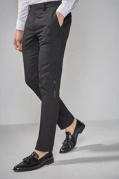 Anzughose Smokinghose mit kontrastierendem GalonSkinny Fit (1-tlg)