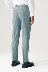 Next Anzughose Motion Flex Tailored Fit (1) Hellblau/Blau/Grün/Türkis