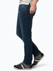 bugatti Slim-fit Jeans Dunkelblau/Blau