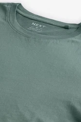 Next Essential T-Shirt mit Rundhalsausschnitt Grün/Dunkelgrün/Hellgrün