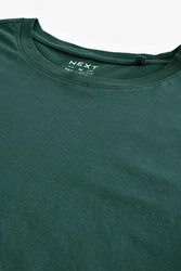 Next Essential T-Shirt mit Rundhalsausschnitt Grün/Türkis/Dunkelgrün