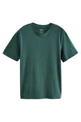 Next Essential T-Shirt mit Rundhalsausschnitt Grün/Türkis/Dunkelgrün