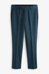 Next Anzughose Strukturierter Anzug Slim Fit Hose Dunkelblau/Hellblau/Türkis/Blau Next Anzughose Strukturierter Anzug Slim Fit Hose Dunkelblau/Hellblau/Türkis/Blau