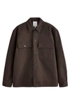 Next Outdoorhemd Hemdjacke mit zwei Taschen Dunkelbraun/Braun/Khaki/Grau/Beige