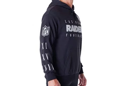 New Era NFL Patch Las Vegas Raiders Hoodie Sweatshirt schwarz/weiß