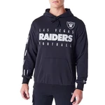 New Era NFL Patch Las Vegas Raiders Hoodie Sweatshirt schwarz/weiß