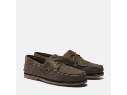 Timberland Classic Boat Shoe Bootsschuh Dunkelgrün/Khaki/Braun