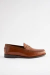 Next Signature Penny Loafer Braun/Beige/Orange/Dunkelrot