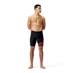 Speedo Badehose Medley Logo Rot/Braun/Dunkelblau