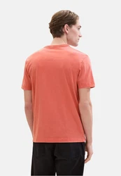 TOM TAILOR T-Shirt Print-Shirt Rot/Orange/Rosa