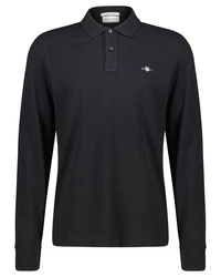 GANT Shirt Poloshirt (1-tlg) Schwarz