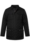 Boston Park Steppjacke Hemdkragen Schwarz/Dunkelgrün