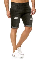Indicode Shorts KADEN HOLES Schwarz/Braun/Dunkelgrau/Dunkelbraun/Khaki