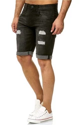 Indicode Shorts KADEN HOLES Schwarz/Braun/Dunkelgrau/Dunkelbraun/Khaki