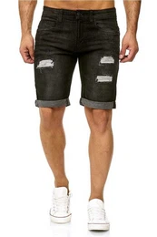 Shorts KADEN HOLES mit Used-Look & Destroyed Effekt