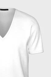 Drykorn T-Shirt Quentin Slim Fit Weiß/Creme/Grau