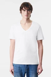 Drykorn T-Shirt Quentin Slim Fit Weiß/Creme/Grau