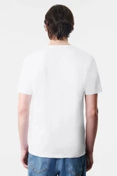 Drykorn T-Shirt Quentin Slim Fit Weiß/Creme/Grau