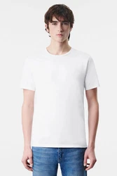 Drykorn Kurzarmshirt T-Shirt Kendrick Weiß/Grau/Creme