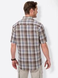 Witt Funktionshemd Kurzarm-Hemd Braun/Rot/Beige