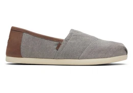Graue Chambray Alpargatas Espadrille