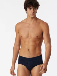 Schiesser Slip Herren Slips und Shorts (basic) Dunkelblau/Hellblau