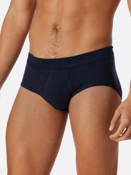 Schiesser Slip Herren Slips und Shorts (basic) Dunkelblau/Hellblau