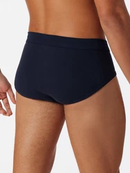 Schiesser Slip Herren Slips und Shorts (basic) Dunkelblau/Hellblau