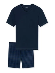 Schiesser Pyjama (2 tlg) Dunkelblau