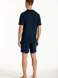 Schiesser Pyjama (2 tlg) Dunkelblau