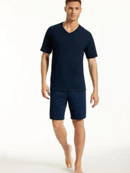 Schiesser Pyjama (2 tlg) Dunkelblau
