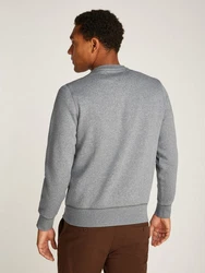 Tommy Hilfiger Sweatshirt TOMMY LOGO SWEATSHIRT mit klassischem Rundhalsausschnitt grau/medium grau heather