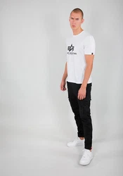 Alpha Industries Herren Basic T-Shirt Weiß