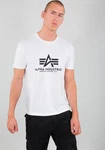 Alpha Industries Herren Basic T-Shirt Weiß