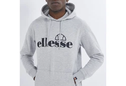 Ellesse Hoodie Oodia OH Hoody graumeliert/schwarz