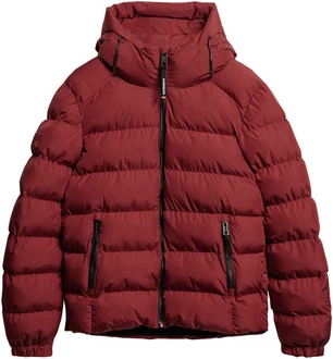 Superdry Jacke Dunkelrot/Bordeaux/Rot/Braun