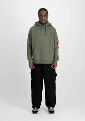 Alpha Industries Hoodie Embroidery Hoodie Dunkelgrün/Khaki