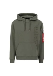Alpha Industries Hoodie Embroidery Hoodie Dunkelgrün/Khaki