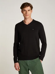 TOMMY HILFIGER Pullover ESSENTIAL schwarz