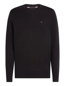 TOMMY HILFIGER Pullover ESSENTIAL schwarz