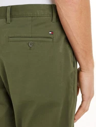 Tommy Hilfiger Chinohose Harlem Chino Satin Khaki/Dunkelgrün