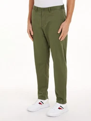 Tommy Hilfiger Chinohose Harlem Chino Satin Khaki/Dunkelgrün