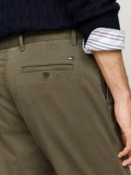 Tommy Hilfiger Chinohose Harlem Chino Satin Khaki/Dunkelgrün